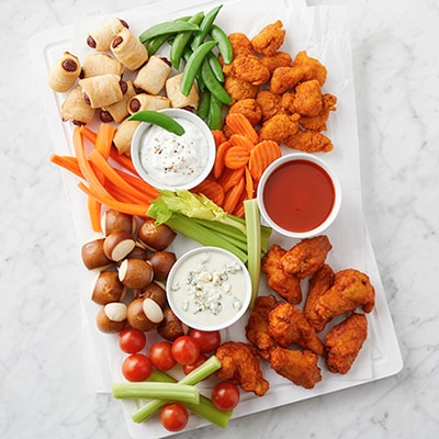 Chicken Wing Snack Board Recipe