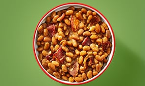 Bowl of baked beans