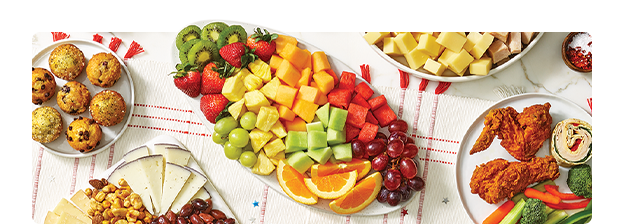Fruit and veggie platters