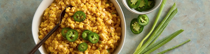 Slow Cooker Cheesy Jalapeno Corn Recipe
