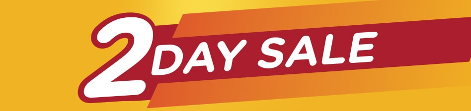 Save more with the 2-day sale