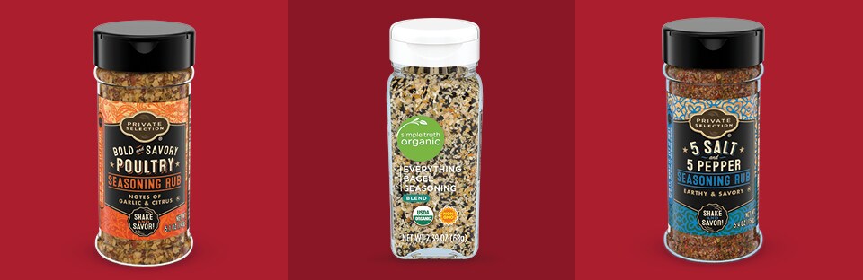  Three bottles of spices