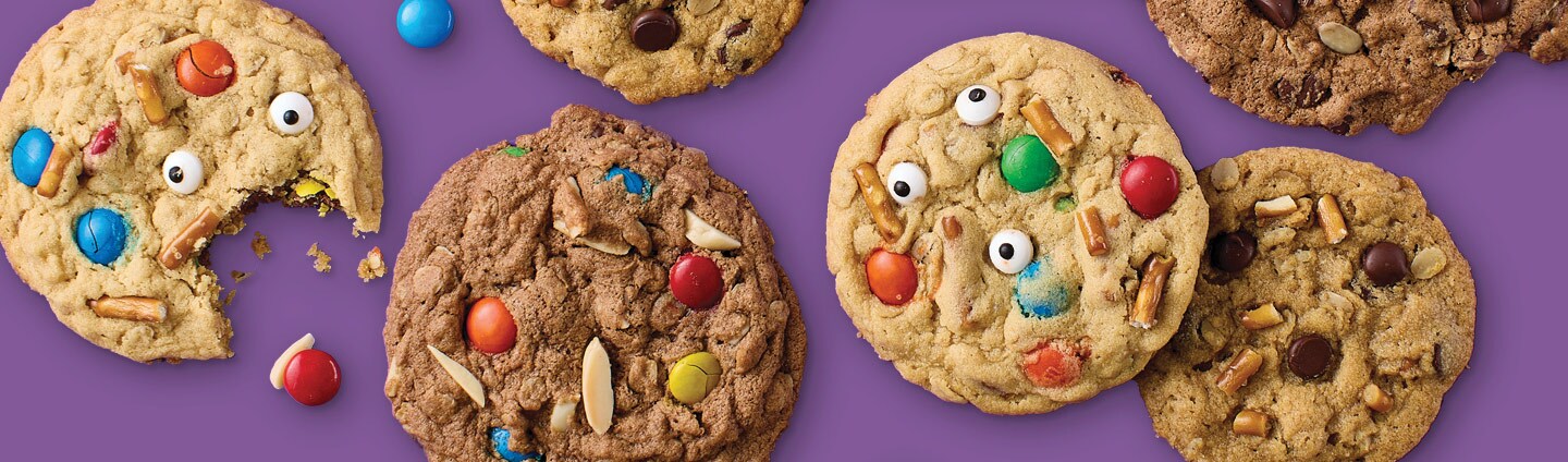 Different types of monster cookies