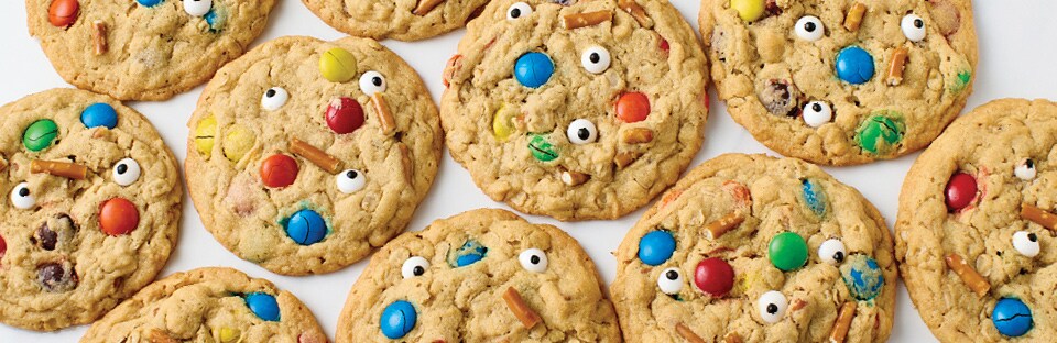 Field of classic monster cookies