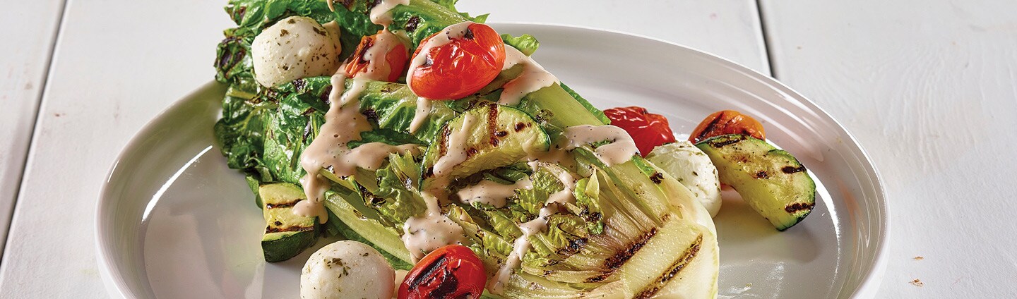  grilled romaine salad