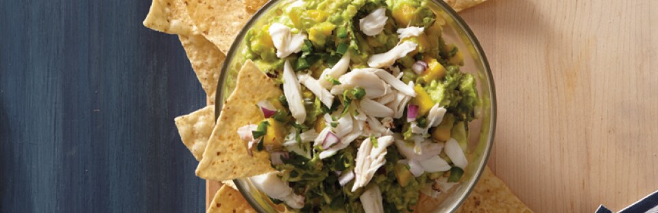Crab and Mango Guacamole
