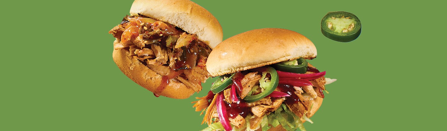 Pulled pork sandwiches