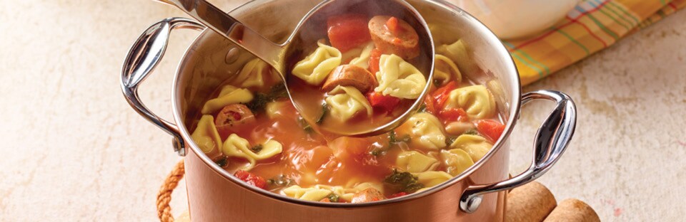 Tortellini, White Bean and Sausage Soup