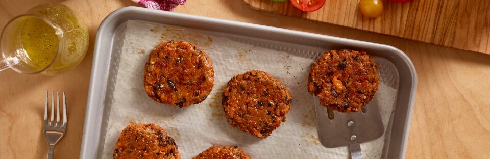 Sweet Potato Black Bean Burger