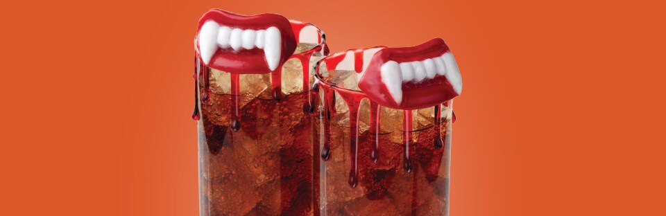 Two cups of dracula’s kiss