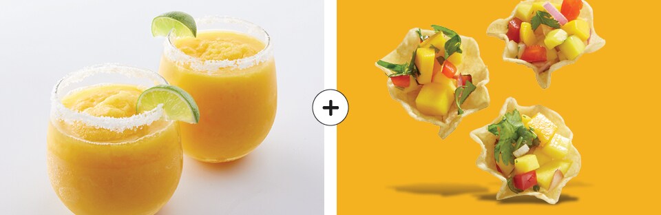 Frozen Mango Margaritas
