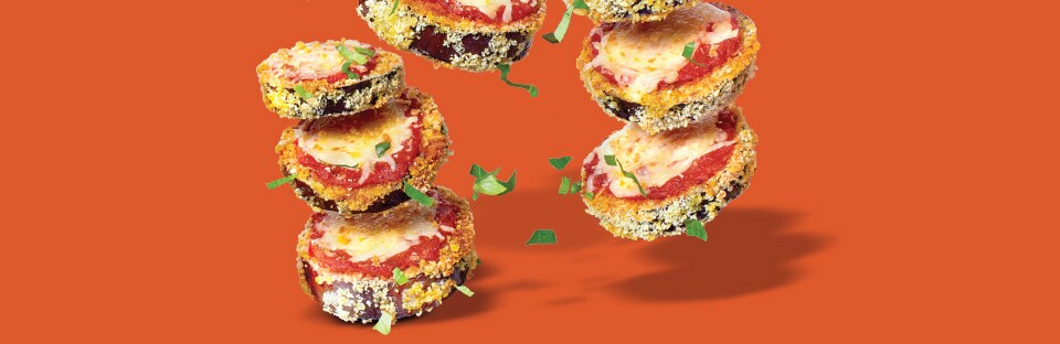 Eggplant Parmesan Stacks