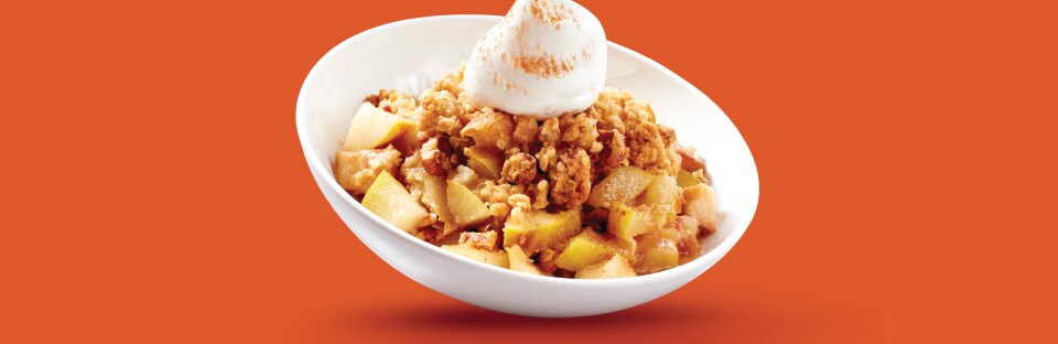 Bowl of Pear Ginger Crisp