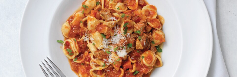 Pasta with Slow-Cooked Pork Ragout