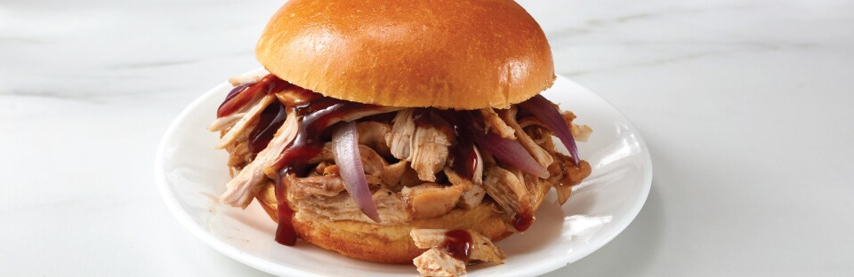 Smoky Barbecue Chicken with Balsamic Onions
