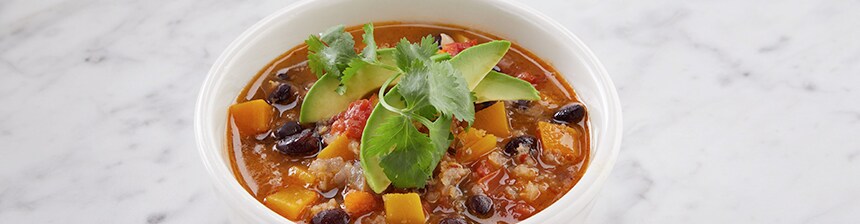 30-minute Vegan Black Bean Pumpkin Soup