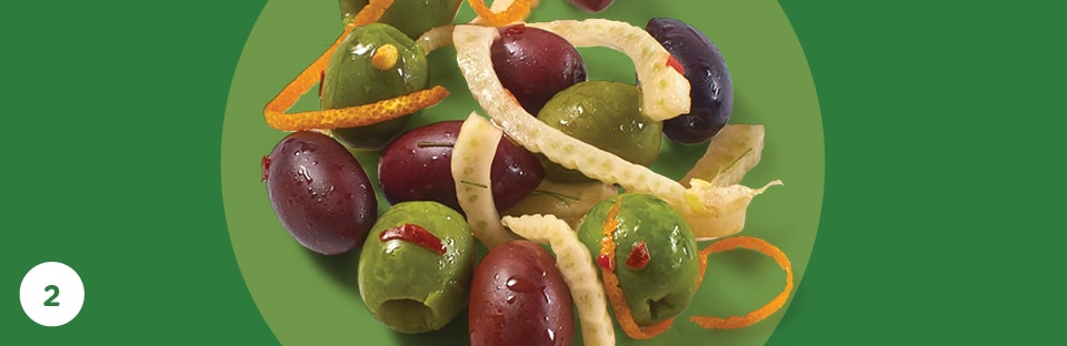 Marinated Olives with Fennel and Orange