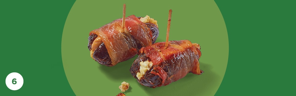 Bacon-Wrapped Goat Cheese-Stuffed Dates