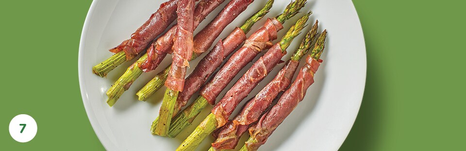 Air-Fryer Prosciutto-Wrapped Asparagus