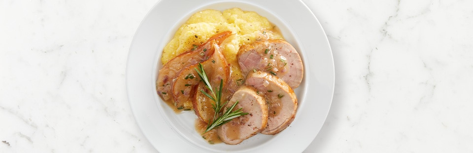 Pork Tenderloin with Brown Pear Gravy