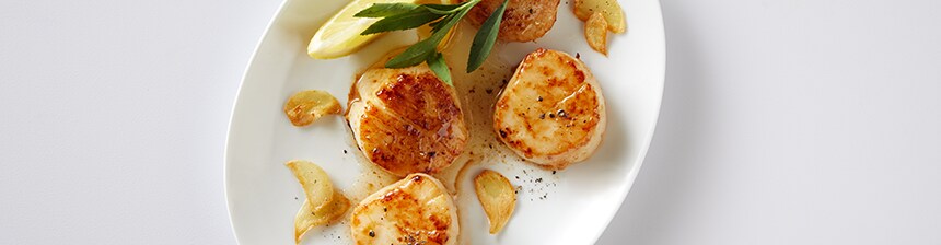 Garlic Miso Scallops