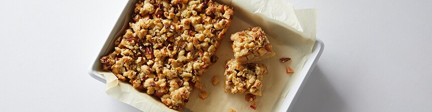 Miso Apple Pecan Squares