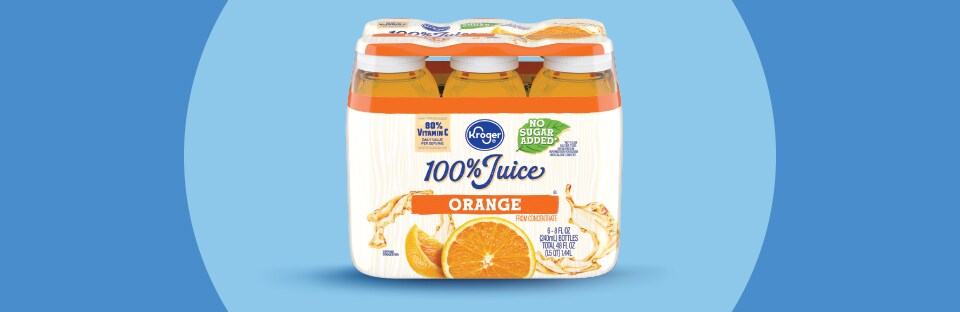 Kroger Brand Orange 100% Juice