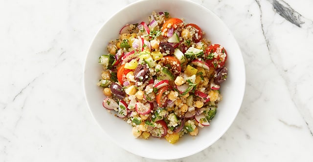 Lemon Chickpea Quinoa Salad Recipe