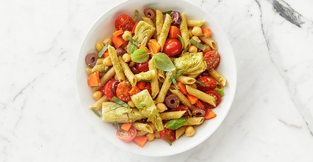 Vegan Pesto Pasta Salad Recipe