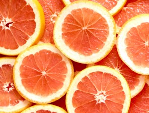 grapefruit slices