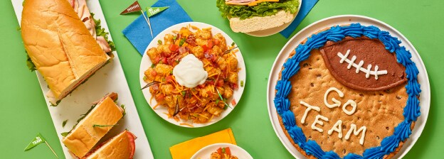 football party spread