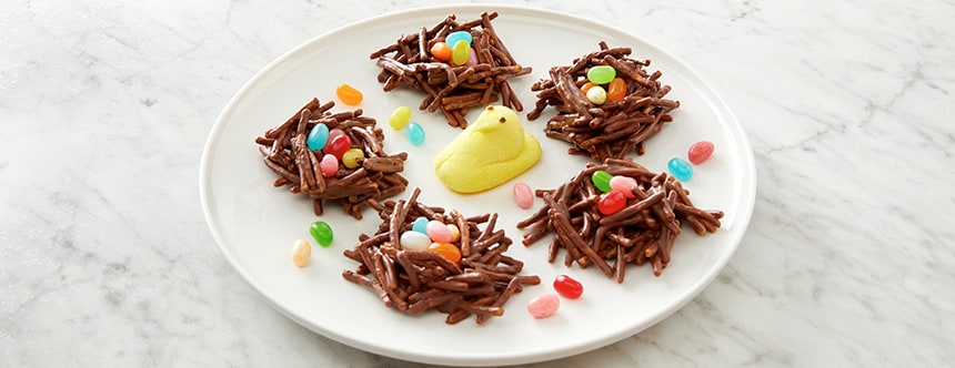 Candy Filled Nests Recipe