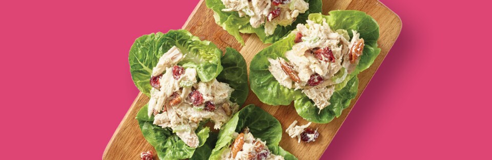 Chicken salad lettuce wraps