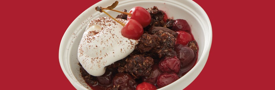 Chocolate Cherry Crisp