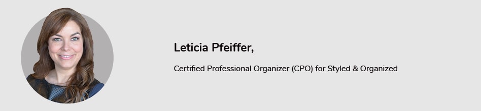 headshot of Leticia Pfeiffer, a Certified Professional Organizer (CPO) for Style & Orga-nized
