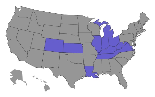 Where to Play ESPN BET Sportsbook Map