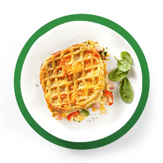Waffle Egg Bake