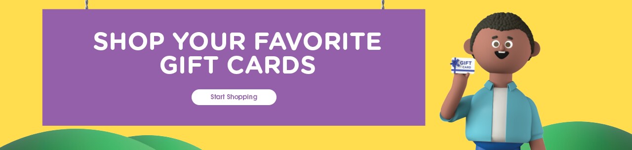 Shop Your Favorite Gift Cards