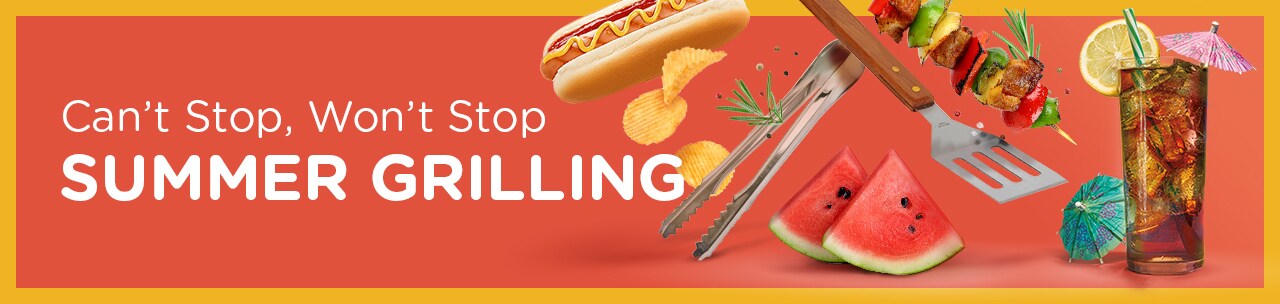 Shop everything you need for grilling and summer meals