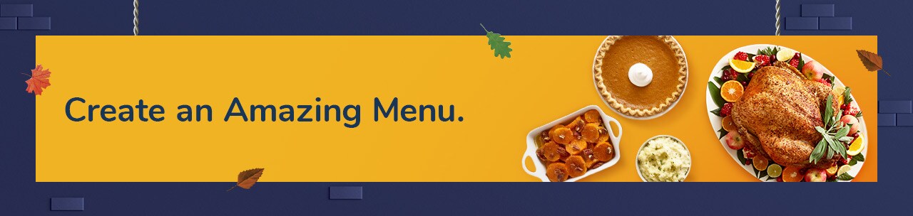 Thanksgiving Menu Builder Shop Thanksgiving Menu Builder Shop