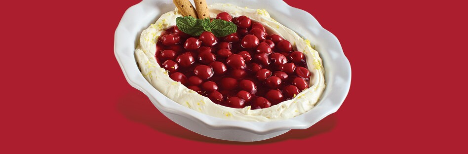 no-bake cherry cheesecake dip