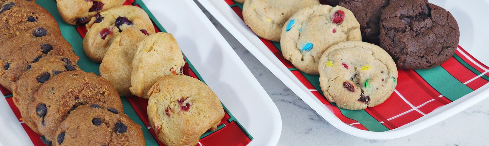 Cookies on a tray Cookies on a tray