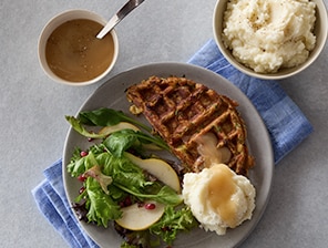 Leftover Stuffing Waffles Recipe