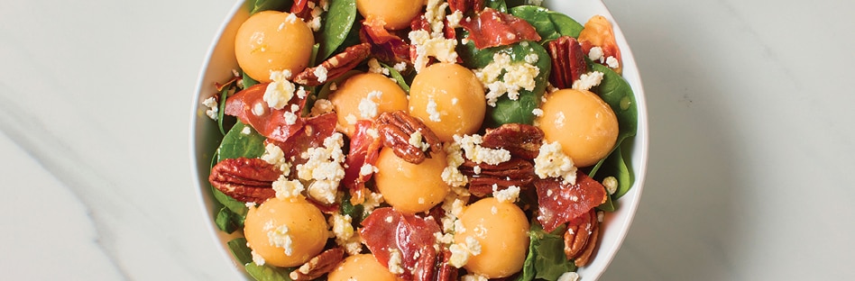 Cantaloupe and Prosciutto Salad