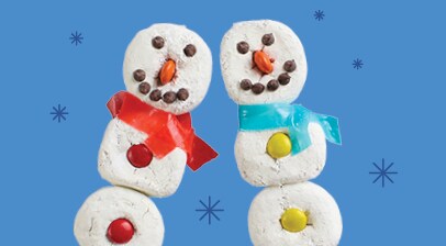 donut snowmen