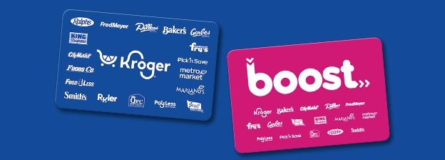 Kroger Family and Boost Gift Cards
