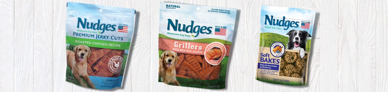 Nudges dog treats Nudges dog treats