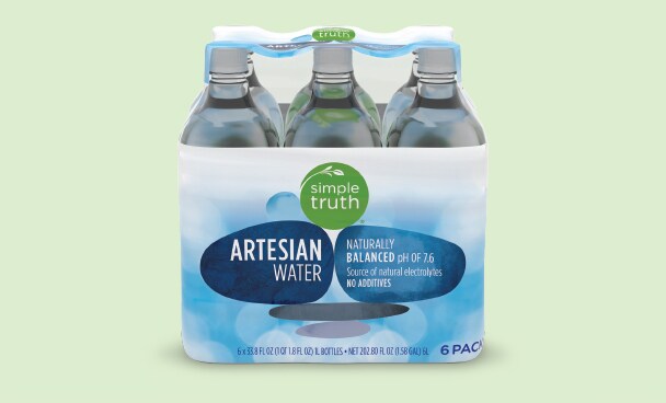 Get hydrated with our artesian water