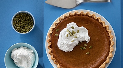 Pumpkin Pie with Pepita