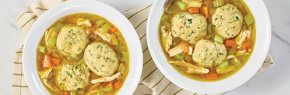 Spring Matzo Ball Soup
